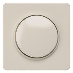 Siemens DELTA profil Abdeckplatte für Dimmer mit Drehknopf 65x65mm Titanweiß 5TC8904... SIEMENS-5TC8904 4001869314181 (Abb. 1)