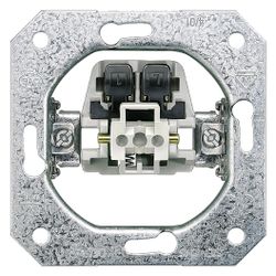 Siemens Taster-Geräteeinsatz Delta 1 Schließer 10A 250V Unterputz 70x70x32mm 5TD2120... SIEMENS-5TD2120 4001869040349 (Abb. 1)