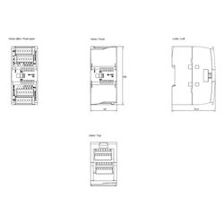 Siemens SIMATIC S7-1200 Digitalausgabe SM 1222 16DO Transistor 24V DC 0,5A 10... SIEMENS-6ES72221BH320XB0 6940408101951 (Abb. 1)