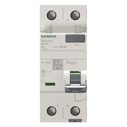 Siemens FI-Schalter 5SV3 Typ A 16A 10mA 1+N-pol 2TE 230V 5SV31116... SIEMENS-5SV31116 4001869429618 (Abb. 1)