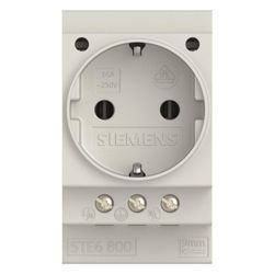 Siemens Schuko-Steckdose 16A 230V 2,5 TE IP20 5TE6800... SIEMENS-5TE6800 4001869311982 (Abb. 1)