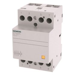 Siemens INSTA Schütz 5TT50500 4 Schließer 63A 400V Steuerspannung 230V AC/DC 3 TE... SIEMENS-5TT50500 4001869435268 (Abb. 1)
