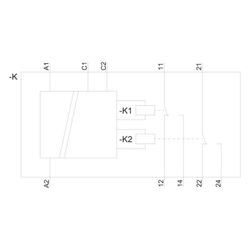 Siemens Fehlerstromüberwachungsrelais 3UG5625-1CW30 digital 24-240V AC/DC 2 Wechs... SIEMENS-3UG56251CW30 4047621114163 (Abb. 1)