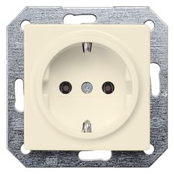 Siemens DELTA i-system Schutzkontaktsteckdose 16A 250V Steckklemme Elektroweiß 70x70x4... SIEMENS-5UB1551 4001869051703 (Abb. 1)