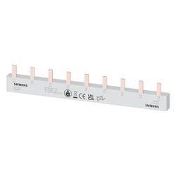 Siemens Stiftsammelschiene 10mm2 3-phasig 9TE 158mm berührungssicher 5ST3614... SIEMENS-5ST3614 4001869318318 (Abb. 1)