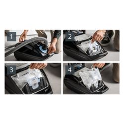 Siemens Bodenstaubsauger VSQ 5X1230 850W 4,5l 13m 70dB Schwarz 240x307x465mm... SIEMENS-VSQ5X1230 4242003607916 (Abb. 1)