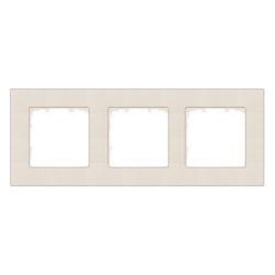 Siemens DELTA miro Rahmen 3-fach Holz Titanweiß 232x90mm 5TG11130... SIEMENS-5TG11130 4001869334233 (Abb. 1)