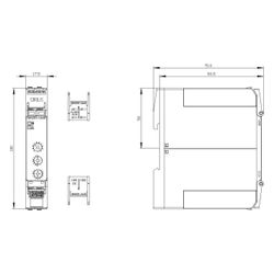 Siemens SIRIUS 3RP25 Zeitrelais Multifunktion 1 Wechsler 13 Funktionen 12-240V AC... SIEMENS-3RP25051AW30 4011209943476 (Abb. 1)