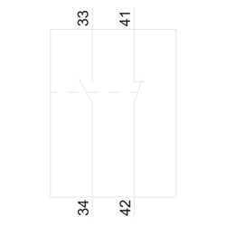 Siemens Hilfsschalter 3RV29012A seitlich anbaubar 1 Schließer 1 Öffner Federzugansch... SIEMENS-3RV29012A 4011209737112 (Abb. 1)