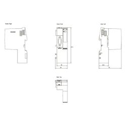 Siemens SIMATIC DP CM PROFIBUS-DP Kommunikationsmodul für ET 200SP CPU 117x35... SIEMENS-6ES75455DA000AB0 4047623404538 (Abb. 1)