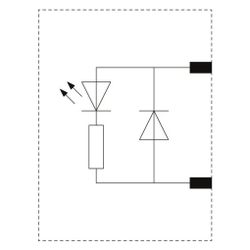Siemens Entstördiode mit LED 24-70V DC für Schütze 3RT2.1 und Hilfsschütze 3RH2 3... SIEMENS-3RT29161LM00 4011209740129 (Abb. 1)