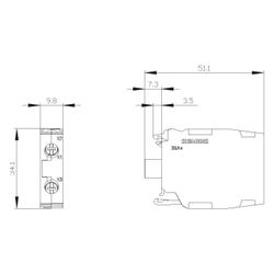 Siemens LED-Modul 3SU1401-1BF24-1AA0 mehrfarbig AC 230V mit Schraubanschluss... SIEMENS-3SU14011BF241AA0 4047621068541 (Abb. 1)