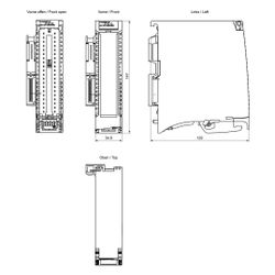 Siemens SIMATIC S7-1500 Digitaleingabemodul DI 32x24VDC 32 Kanäle 147x35x129m... SIEMENS-6ES75211BL000AB0 4025515080015 (Abb. 1)