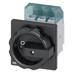 Siemens Hauptschalter 3LD22030TK51 3-polig 32A 12kW IP65 kurzer Drehgriff schwarz... SIEMENS-3LD22030TK51 4011209402904 (Abb. 1)