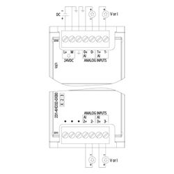 Siemens SM1231 SIMATIC S7-1200 Analogeingabemodul 4AI 12 Bit 100x45x75mm 6ES7... SIEMENS-6ES72314HD320XB0 6940408102033 (Abb. 1)