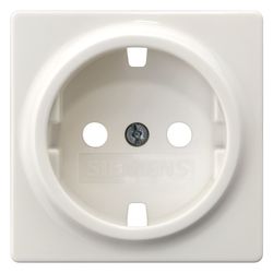 Siemens DELTA i-system Steckdosenabdeckung 55x55mm Titanweiß 5UH1044... SIEMENS-5UH1044 4001869052366 (Abb. 1)