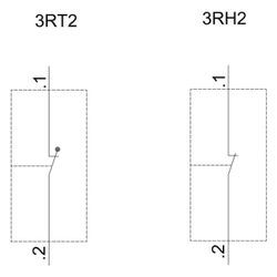Siemens Hilfsschalterblock 3RH29111HA01 1 Öffner Schraubanschluss für S00/S0... SIEMENS-3RH29111HA01 4011209829275 (Abb. 1)