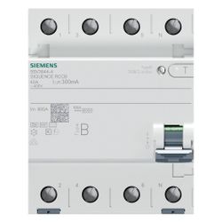 Siemens FI-Schutzschalter 5SV3644-4 Sentron Typ B 40A 300mA 4-polig 4TE 400V... SIEMENS-5SV36444 4001869549071 (Abb. 1)