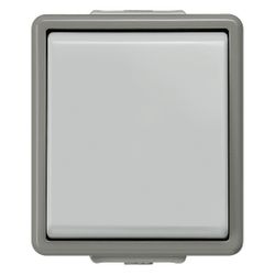 Siemens DELTA Fläche Taster 5TD4707 Aufputz IP44 10A 250V 1 Wechsler Grau 66x75x54mm... SIEMENS-5TD4707 4001869060620 (Abb. 1)