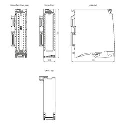 Siemens SIMATIC S7-1500 Analogausgabemodul AQ8xU/I HS 16 Bit 8 Ausgänge 147x3... SIEMENS-6ES75325HF000AB0 4025515080176 (Abb. 1)