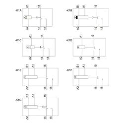 Siemens Zeitrelais 7PV15081AW30 Multifunktion 1 Wechsler 7 Funktionen 0,05-360.00... SIEMENS-7PV15081AW30 4011209777262 (Abb. 1)