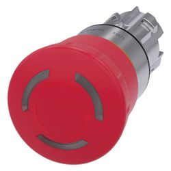 Siemens SIRIUS ACT Not-Halt-Pilzdrucktaster beleuchtbar 40mm IP67/IP69K 3SU10... SIEMENS-3SU10511HB200AA0 4011209973015 (Abb. 1)