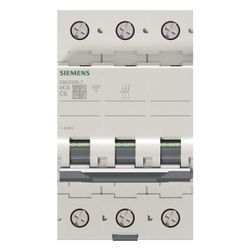 Siemens Leitungsschutzschalter 5SL63067 C 6A 3-polig 6kA 400V 3TE... SIEMENS-5SL63067 4001869388724 (Abb. 1)