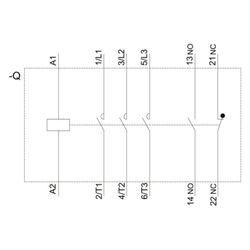 Siemens Schütz 3RT2037-1AP00 30kW 400V 1S+1Ö 230V AC Schraubanschluss 114x55x130m... SIEMENS-3RT20371AP00 4011209940536 (Abb. 1)