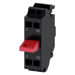 Siemens Kontaktmodul 3SU14002AA103CA0, 1 Öffner, 6 A, Federzuganschluss, Bode... SIEMENS-3SU14002AA103CA0 4011209950948 (Abb. 1)