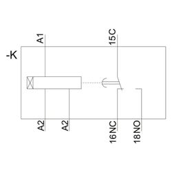 Siemens SIRIUS 3RP25 Zeitrelais elektronisch ansprechverzögert 1 Wechsler 12-240V... SIEMENS-3RP25251AW30 4011209943612 (Abb. 1)