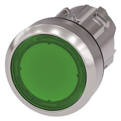 Siemens Leuchtdrucktaster 3SU1051-0AB40-0AA0 flach tastend Metall Frontring 2... SIEMENS-3SU10510AB400AA0 4011209965706 (Abb. 1)