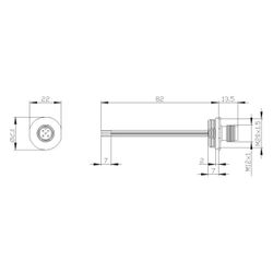 Siemens Gerätestecker 3SY3128 5-polig M12 für M20x1,5 125V 4A... SIEMENS-3SY3128 4011209591950 (Abb. 1)