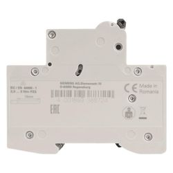 Siemens Leitungsschutzschalter 5SL63067 C 6A 3-polig 6kA 400V 3TE... SIEMENS-5SL63067 4001869388724 (Abb. 1)