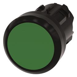 Siemens SIRIUS ACT Drucktaster flach 22,3mm rund Grün Kunststoff Frontring sc... SIEMENS-3SU10000AB400AA0 4011209937819 (Abb. 1)