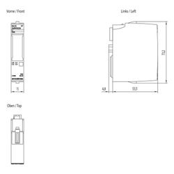 Siemens SIMATIC ET 200SP Signal-Relaismodul RQ CO 24V DC 4 Wechslerkontakte 1... SIEMENS-6ES71326GD510BA0 4047623408697 (Abb. 1)