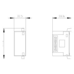 Siemens Überspannungsbegrenzer Diodenkombination DC 24V für Schütze 3RT2.2 3RT292... SIEMENS-3RT29261ER00 4011209779419 (Abb. 1)