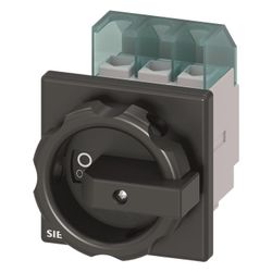 Siemens Hauptschalter 3LD22030TK51 3-polig 32A 12kW IP65 kurzer Drehgriff schwarz... SIEMENS-3LD22030TK51 4011209402904 (Abb. 1)