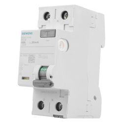Siemens FI-Schutzschalter 5SV3314-6 Typ A 40A 30mA 2-polig 2TE 230V... SIEMENS-5SV33146 4001869429649 (Abb. 1)