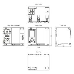 Siemens SIMATIC S7- 6ES7517-3UP00-0AB0 1500TF, CPU 1517TF-3 PN/DP,... SIEMENS-6ES75173UP000AB0 4047623406525 (Abb. 1)