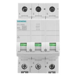 Siemens Ausschalter 5TL1 63A 3-polig 3 TE 440V 3 Schließer Einbautiefe 70mm 5TL13630... SIEMENS-5TL13630 4001869468952 (Abb. 1)