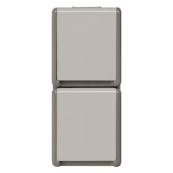 Siemens DELTA Flächenprogramm 2-fach Steckdose mit Klappdeckel IP44 16A 250V Kunststof... SIEMENS-5UB4723 4001869052069 (Abb. 1)