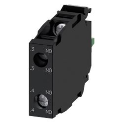 Siemens SIRIUS ACT Kontaktmodul 2 Schließer Schraubanschluss Frontbefestigung... SIEMENS-3SU14001AA101DA0 4011209950955 (Abb. 1)