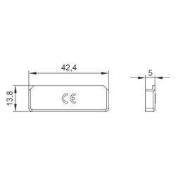 Siemens Endkappe für Stiftsammelschiene 5ST3788-0... SIEMENS-5ST37880 4001869566856 (Abb. 1)