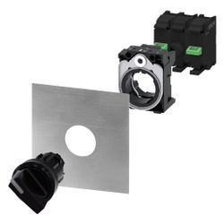 Siemens Knebelschalter 22,3mm 2 Stellungen verrastend beleuchtbar Kunststoff ... SIEMENS-3SU10022BF100AA0 4047621016528 (Abb. 1)