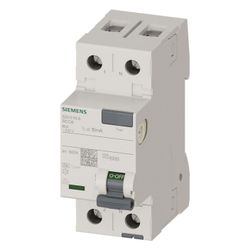 Siemens FI-Schalter 5SV3 Typ A 16A 10mA 1+N-pol 2TE 230V 5SV31116... SIEMENS-5SV31116 4001869429618 (Abb. 1)