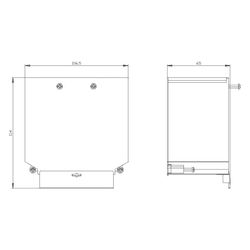 Siemens Klemmenabdeckung verbreitert 3p für 3VA Leistungsschalter 3VA9111-0WG30... SIEMENS-3VA91110WG30 4042949009672 (Abb. 1)