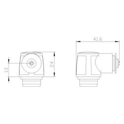 Siemens Schwenkhebelantrieb 3SE50000AK00 einstellbar für 3SE51/52 Baubreite 31,5m... SIEMENS-3SE50000AK00 4011209696037 (Abb. 1)