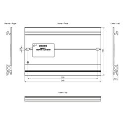 Siemens SIMATIC S7-1500 Profilschiene Aluminium 155x245x3mm inkl. Erdungsschr... SIEMENS-6ES75901AC400AA0 4047623404767 (Abb. 1)