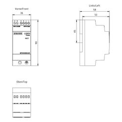 Siemens LOGO!Power Netzgerät 5V 3A 15W IP20 90x36x53mm 6EP3310-6SB00-0AY0... SIEMENS-6EP33106SB000AY0 4025515154785 (Abb. 1)