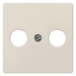 Siemens Antennen-Abdeckplatte DELTA i-system 2-Loch Titanweiß 55x55mm IP20 5TG2561... SIEMENS-5TG2561 4001869045030 (Abb. 1)